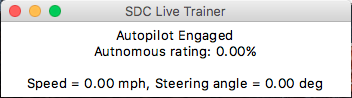 SDC Live Trainer interface